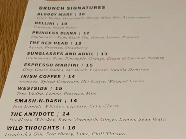Asset Restaurant Brunch Cocktails
