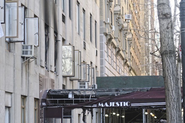 Fire at Majestic Building