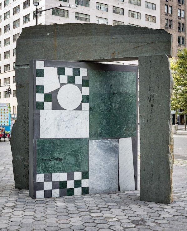Public Art Fund Exhibit Central Park Entrance