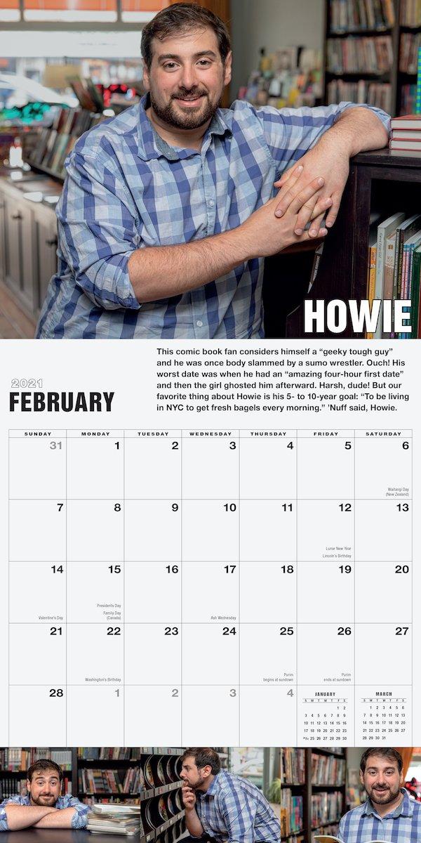 Sexiest Mensch Alive wall calendar
