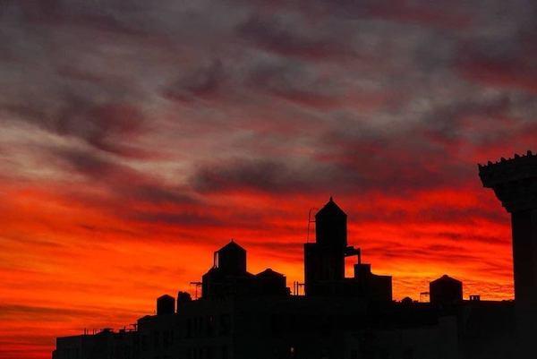 Sunday night sunset
