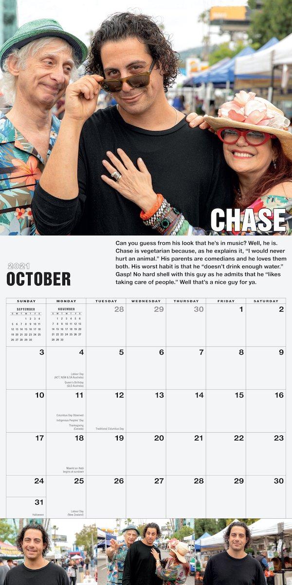 wall calendar nice jewish guys