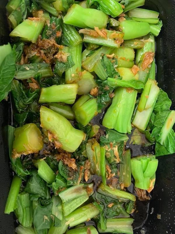 Taiwanese street cart greens