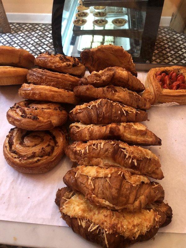 cinammon rolls and puff pastries