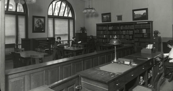 interior view of reading room