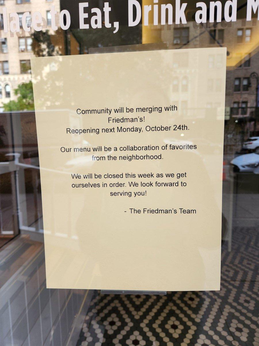 community and friedmans