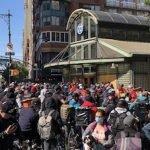 Delivery Workers Protest on 72nd Street