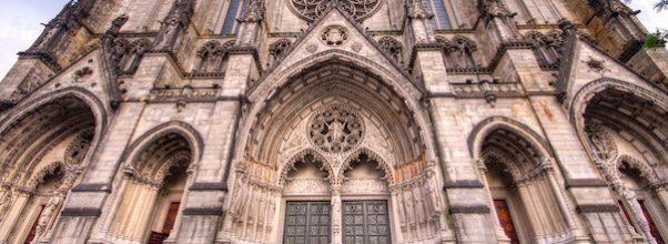 A Musical Performance on the Front Steps of The Cathedral of St. John the Divine