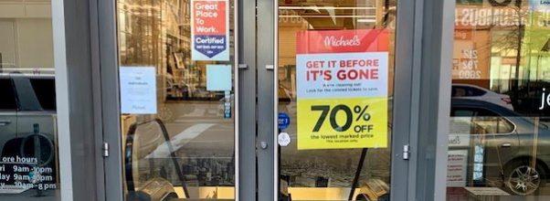 Michael's Columbus Square Closing